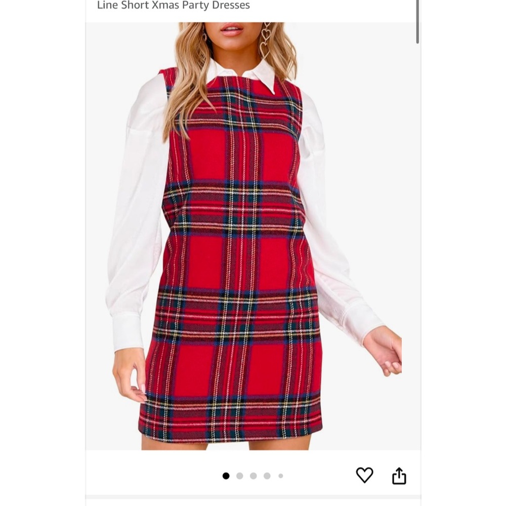Plaid Red Tartan Dress